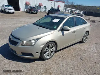 2011 Chevrolet Cruze LTZ with VIN 1G1PH5S99B7210812, listed as a IAAI auction lot 41741428 with 157,864 mi miles. Bid and sale history available at carsss.com. Image 2.