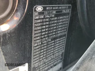 2018 Land Rover Range Rover Velar S with VIN SALYB2RV4JA718503, listed as a Copart auction lot 58642405 with 99,010 mi miles and Clean title. Bid and sale history available at DreamBid. Image 13.