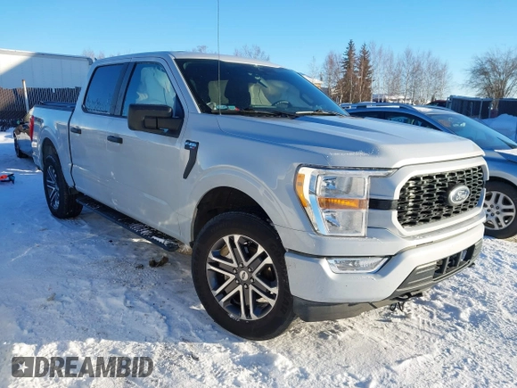 2021 Ford F-150 XL with VIN 1FTEW1EP2MKD11617, listed as a IAAI auction lot 41659466 with 54,000 mi miles and . Bid and sale history available at DreamBid. Image 1.