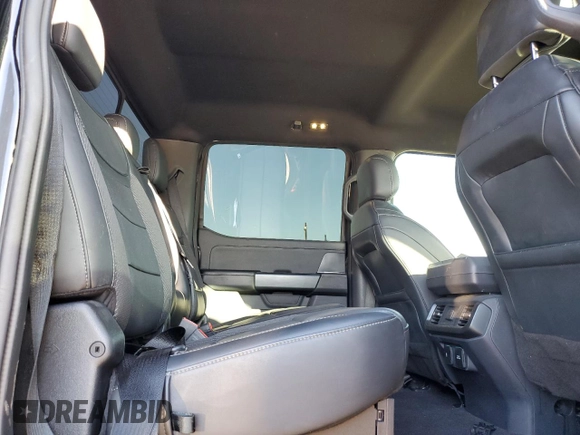 2021 Ford F-150 Raptor with VIN 1FTFW1RG3MFC62242, listed as a Copart auction lot 85596594 with 33,497 mi miles and Salvage Title. Bid and sale history available at carsss.com. Image 10.
