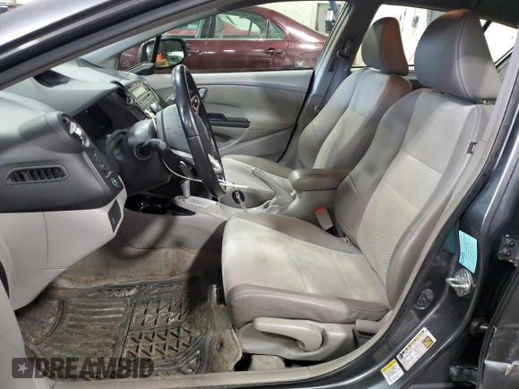 2013 Honda Insight EX with VIN JHMZE2H77DS001810, listed as a Copart auction lot 43332675 with 97,508 mi miles and Salvage title. Bid and sale history available at DreamBid. Image 7.