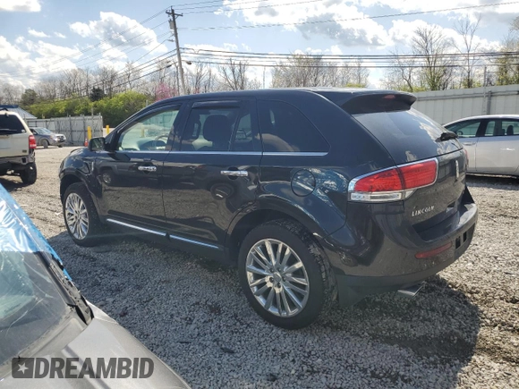 2015 Lincoln MKX with VIN 2LMDJ8JK0FBL20813, listed as a Copart auction lot 52284735 with 109,653 mi miles and Salvage Title. Bid and sale history available at DreamBid. Image 2.