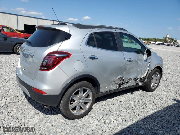 2017 Buick Encore Premium with VIN KL4CJDSB8HB026775, listed as a Copart auction lot 50061195 with 57,279 mi miles and Salvage Title. Bid and sale history available at carsss.com. Image 3.