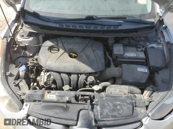 2013 Hyundai Elantra Limited with VIN KMHDH4AE4DU556768, listed as a Copart auction lot 47964085 with 180,594 mi miles and Clean Title. Bid and sale history available at carsss.com. Image 11.