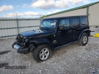2014 Jeep Wrangler Unlimited Sahara z VIN 1C4HJWEGXEL165861, wystawiony jako Copart lot #87209834 z przebiegiem 92 408 mil mil oraz Szkoda całkowita • Salvage title. Historia ofert i sprzedaży dostępna na DreamBid. Obrazek 1.