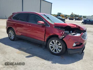 2019 Ford Edge Titanium z VIN 2FMPK3K91KBB99949, wystawiony jako Copart lot #57023225 z przebiegiem 103 876 mil mil oraz Nie do naprawy. Historia ofert i sprzedaży dostępna na DreamBid. Obrazek 4.