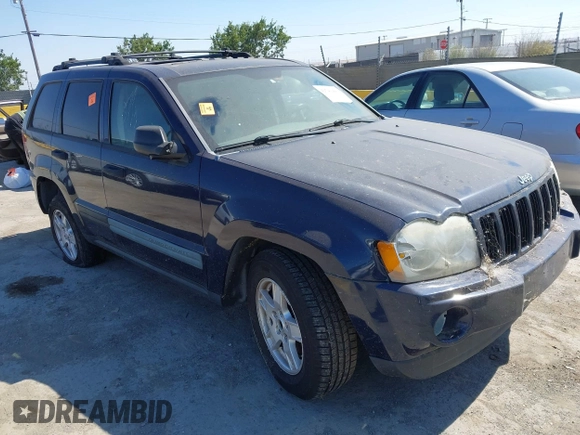 2005 Jeep Grand Cherokee Laredo with VIN 1J4GR48K35C518587, listed as a IAAI auction lot 42741449 with 164,821 mi miles and . Bid and sale history available at DreamBid. Image 1.