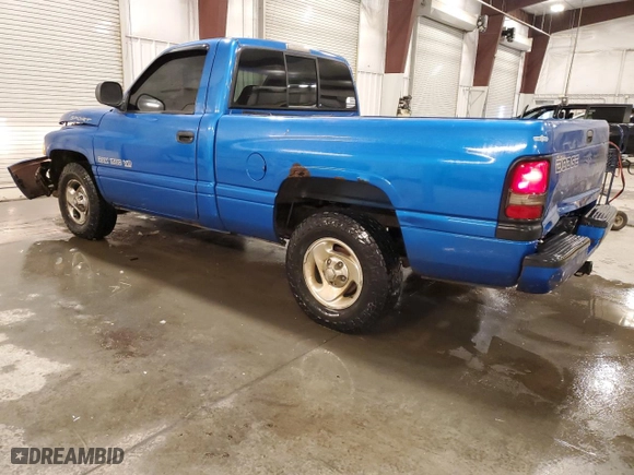 1999 Dodge Ram 1500 with VIN 1B7HC16Y8XS203553, listed as a Copart auction lot 84555834 with 163,360 mi miles and Salvage Title. Bid and sale history available at carsss.com. Image 2.