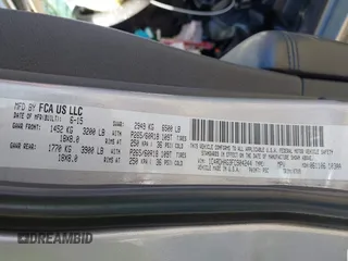 2015 Dodge Durango SXT z VIN 1C4RDHAG3FC904244, wystawiony jako IAAI lot #41862442 z przebiegiem Nie podano mil oraz . Historia ofert i sprzedaży dostępna na DreamBid. Obrazek 9.