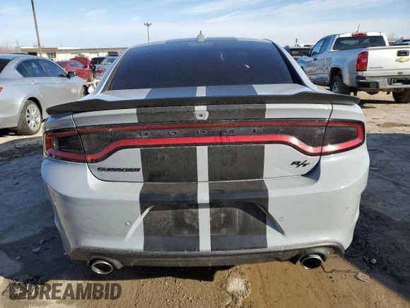 2021 Dodge Charger R/T with VIN 2C3CDXCT4MH588636, listed as a Copart auction lot 49493295 with 48,909 mi miles and Salvage Title. Bid and sale history available at DreamBid. Image 6.