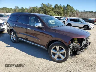 2012 Dodge Durango Citadel with VIN 1C4RDHEG5CC130259, listed as a Copart auction lot 82764844 with 145,930 mi miles and Salvage title. Bid and sale history available at DreamBid. Image 4.