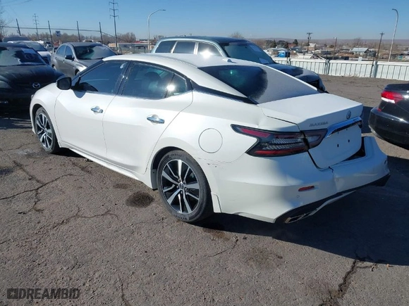 2021 Nissan Maxima SV with VIN 1N4AA6CV0MC515568, listed as a IAAI auction lot 41265961 with 1,094 mi miles. Bid and sale history available at carsss.com. Image 3.
