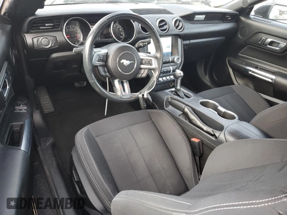 2021 Ford Mustang EcoBoost with VIN 1FA6P8THXM5112258, listed as a Copart auction lot 57501095 with 83,309 mi miles and Salvage title. Bid and sale history available at DreamBid. Image 8.