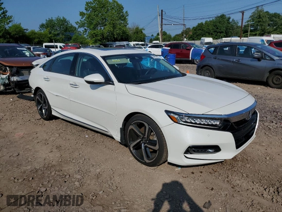 2020 Honda Accord Touring with VIN 1HGCV2F93LA005306, listed as a Copart auction lot 64922215 with 50,447 mi miles and Salvage title. Bid and sale history available at DreamBid. Image 4.