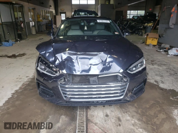 2018 Audi A5 Sportback Premium Plus with VIN WAUBNCF54JA054845, listed as a Copart auction lot 81963193 with 66,074 mi miles. Bid and sale history available at carsss.com. Image 5.