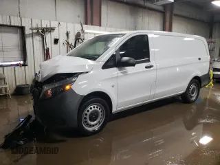 2023 Mercedes-Benz Metris Cargo with VIN W1YV0BEYXP4227890, listed as a Copart auction lot 88232445 with 22,824 mi miles and Salvage Title. Bid and sale history available at carsss.com. Image 1.