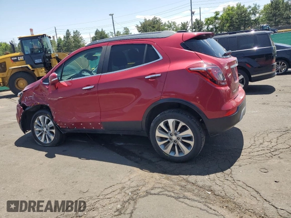 2017 Buick Encore Preferred with VIN KL4CJESB7HB044836, listed as a Copart auction lot 62586205 with 86,040 mi miles and Salvage title. Bid and sale history available at DreamBid. Image 2.