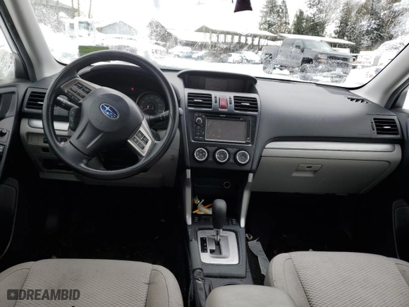 2015 Subaru Forester 2.5i Premium with VIN JF2SJAGCXFH805186, listed as a Copart auction lot 82694954 with 56,820 mi miles and Salvage Title. Bid and sale history available at carsss.com. Image 8.