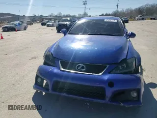 2008 Lexus IS F with VIN JTHBP262585004647, listed as a Copart auction lot 47167715 with 202,566 mi miles and Clean title. Bid and sale history available at DreamBid. Image 11.