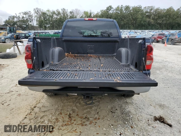2005 Chevrolet Silverado 1500 LS with VIN 2GCEC19V351362384, listed as a Copart auction lot 45814565 with 78,348 mi miles and Salvage Title. Bid and sale history available at DreamBid. Image 6.
