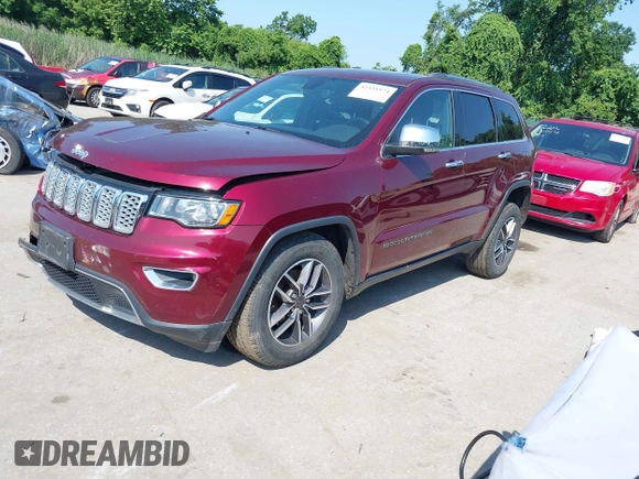 2020 Jeep Grand Cherokee Limited with VIN 1C4RJFBG3LC115535, listed as a IAAI auction lot 42551974 with 53,069 mi miles and . Bid and sale history available at DreamBid. Image 2.