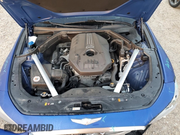 2019 Genesis G70 Advanced with VIN KMTG34LA3KU037414, listed as a Copart auction lot 81812584 with 63,807 mi miles and Salvage Title. Bid and sale history available at DreamBid. Image 11.