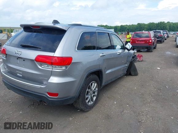 2014 Jeep Grand Cherokee Limited with VIN 1C4RJFBGXEC517832, listed as a IAAI auction lot 42583697 with 107,719 mi miles and . Bid and sale history available at DreamBid. Image 4.
