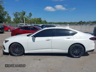 2023 Acura TLX Type S with VIN 19UUB7F00PA002221, listed as a IAAI auction lot 39101435 with 6,376 mi miles and . Bid and sale history available at carsss.com. Image 15.
