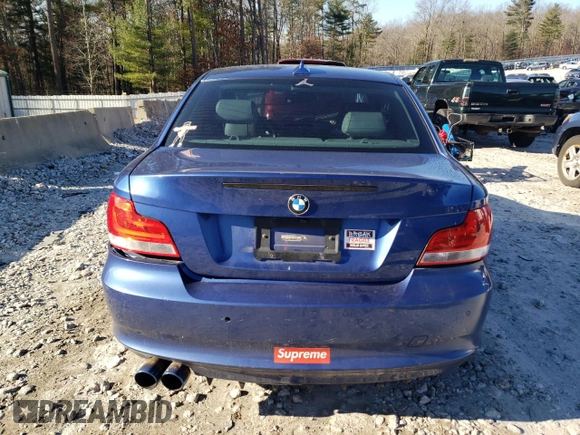 2009 BMW 1 Series 128i with VIN WBAUP73569VK76323, listed as a Copart auction lot 83401024 with 85,633 mi miles and Clean Title. Bid and sale history available at carsss.com. Image 6.