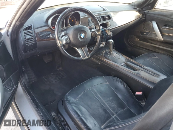 2006 BMW Z4 3.0si with VIN 4USBU53526LX00833, listed as a Copart auction lot 43766645 with 139,402 mi miles and Clean title. Bid and sale history available at DreamBid. Image 8.