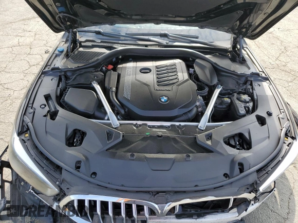 2020 BMW 8 Series 840i with VIN WBAGV2C04LCE26333, listed as a Copart auction lot 66553854 with 54,301 mi miles and Salvage Title. Bid and sale history available at DreamBid. Image 13.