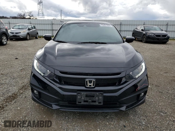 2020 Honda Civic Sedan Sport with VIN 19XFC2F85LE200703, listed as a Copart auction lot 45401055 with 69,941 mi miles and Non Repairable. Bid and sale history available at carsss.com. Image 5.