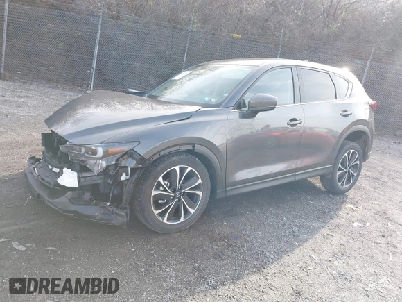 2023 Mazda CX-5 2.5 S Premium Package with VIN JM3KFBDM2P0246520, listed as a IAAI auction lot 41100226 with 9,537 mi miles. Bid and sale history available at carsss.com. Image 19.
