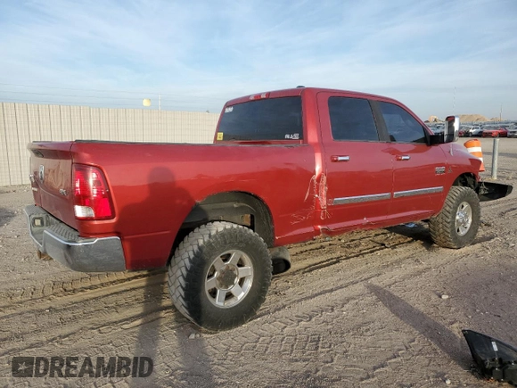2010 Dodge Ram 2500 SLT with VIN 3D7UT2CL5AG134712, listed as a Copart auction lot 78029564 with 228,731 mi miles and Salvage Title. Bid and sale history available at carsss.com. Image 3.