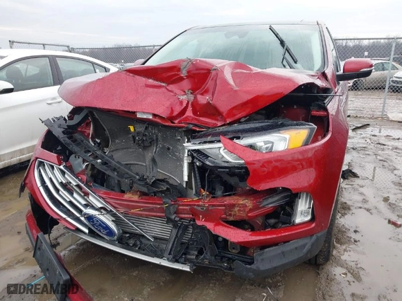 2019 Ford Edge SEL with VIN 2FMPK4J92KBB86652, listed as a IAAI auction lot 41651605 with NaN miles. Bid and sale history available at carsss.com. Image 6.