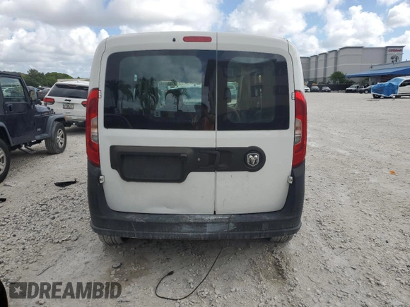 2016 Ram ProMaster City Cargo Tradesman с VIN ZFBERFAT9G6B18598, выставлен на аукционе Copart как лот 61778125 с пробегом Не указан миль и На запчасти • Non repairable. История ставок и продаж доступна на DreamBid. Изображение 6.