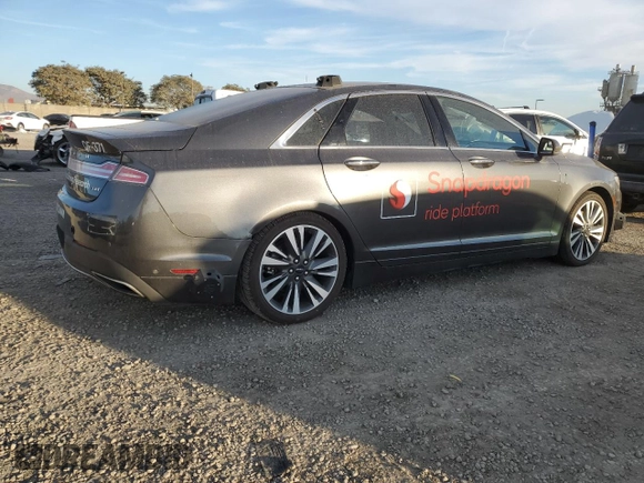 2017 Lincoln MKZ Hybrid Select with VIN 3LN6L5LU0HR663007, listed as a Copart auction lot 87657815 with 36,612 mi miles and Non Repairable. Bid and sale history available at DreamBid. Image 3.