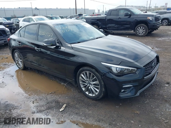 2019 Infiniti Q50 Luxe с VIN JN1EV7AR5KM552685, выставлен на аукционе IAAI как лот 42220727 с пробегом 55 629 миль миль и . История ставок и продаж доступна на DreamBid. Изображение 1.