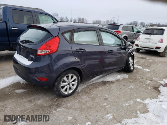 2013 Ford Fiesta SE with VIN 3FADP4EJ6DM175559, listed as a Copart auction lot 37837244 with Not Provided miles and Clean Title. Bid and sale history available at DreamBid. Image 3.