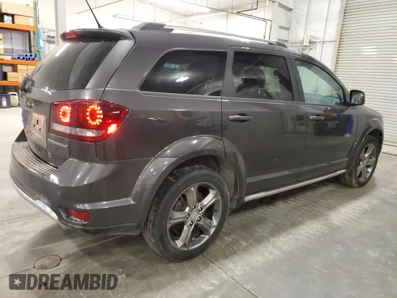2016 Dodge Journey Crossroad with VIN 3C4PDCGG3GT187030, listed as a Copart auction lot 53962715 with 78,188 mi miles and Salvage title. Bid and sale history available at DreamBid. Image 3.