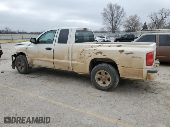 2009 Dodge Dakota Bighorn/Lonestar with VIN 1D3HW32P29S749078, listed as a Copart auction lot 85299224 with 135,502 mi miles and Salvage Title. Bid and sale history available at carsss.com. Image 2.