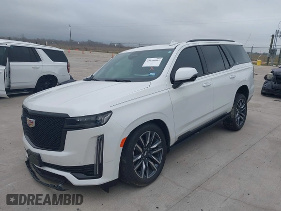 2023 Cadillac Escalade RWD Sport Platinum with VIN 1GYS3GKL1PR197390, listed as a IAAI auction lot 41590503 with 14,711 mi miles and . Bid and sale history available at DreamBid. Image 17.