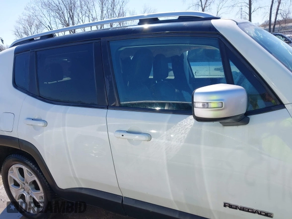 2016 Jeep Renegade Limited with VIN ZACCJADT5GPE29952, listed as a IAAI auction lot 42023127 with 57,669 mi miles and . Bid and sale history available at DreamBid. Image 14.