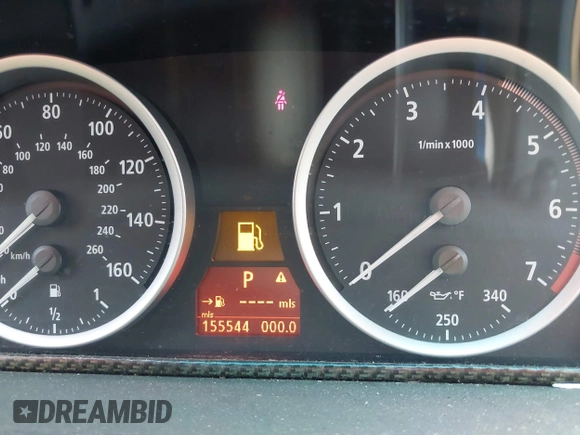 2005 BMW 6 Series 645Ci with VIN WBAEH73455B193065, listed as a IAAI auction lot 41507323 with 155,544 mi miles. Bid and sale history available at carsss.com. Image 7.