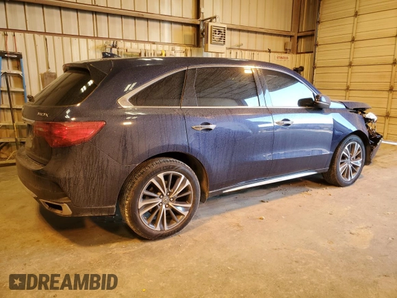 2019 Acura MDX Technology z VIN 5J8YD3H54KL000269, wystawiony jako Copart lot #51923755 z przebiegiem 87 395 mil mil oraz Szkoda całkowita • Salvage title. Historia ofert i sprzedaży dostępna na DreamBid. Obrazek 3.