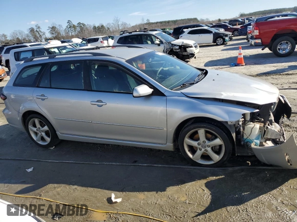 2006 Mazda 6 S Sport VE with VIN 1YVHP82D265M03237, listed as a Copart auction lot 86522354 with 116,729 mi miles and Salvage Title. Bid and sale history available at carsss.com. Image 4.