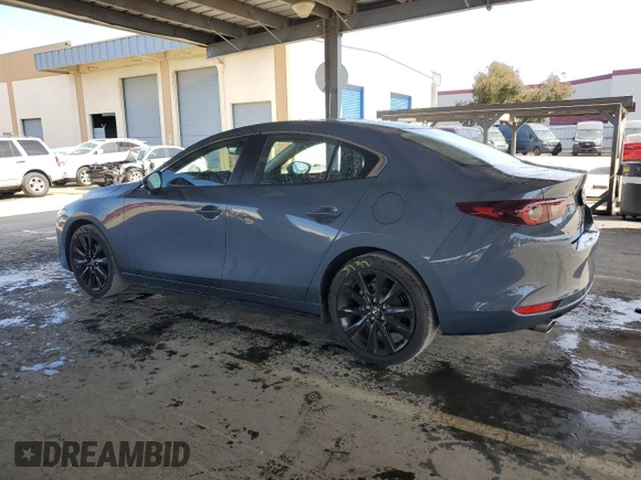 2025 Mazda 3 S Carbon Edition with VIN JM1BPBCM5S1775311, listed as a Copart auction lot 52108395 with 2,390 mi miles and Non Repairable. Bid and sale history available at DreamBid. Image 2.