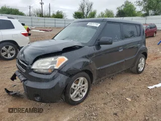 2010 Kia Soul + with VIN KNDJT2A27A7191027, listed as a Copart auction lot 50531714 with 129,680 mi miles and Salvage Title. Bid and sale history available at DreamBid. Image 1.
