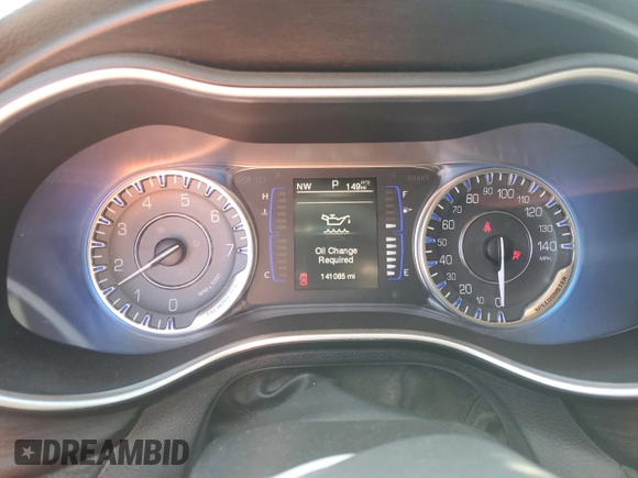 2015 Chrysler 200 Limited with VIN 1C3CCCAB7FN697835, listed as a Copart auction lot 46066835 with 141,085 mi miles and Non repairable. Bid and sale history available at DreamBid. Image 9.