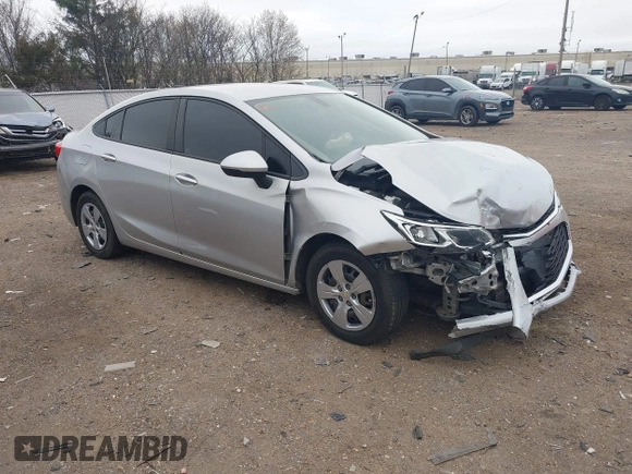 2017 Chevrolet Cruze LS with VIN 3G1BC5SM2HS551685, listed as a IAAI auction lot 41708075 with 115,033 mi miles and . Bid and sale history available at DreamBid. Image 1.